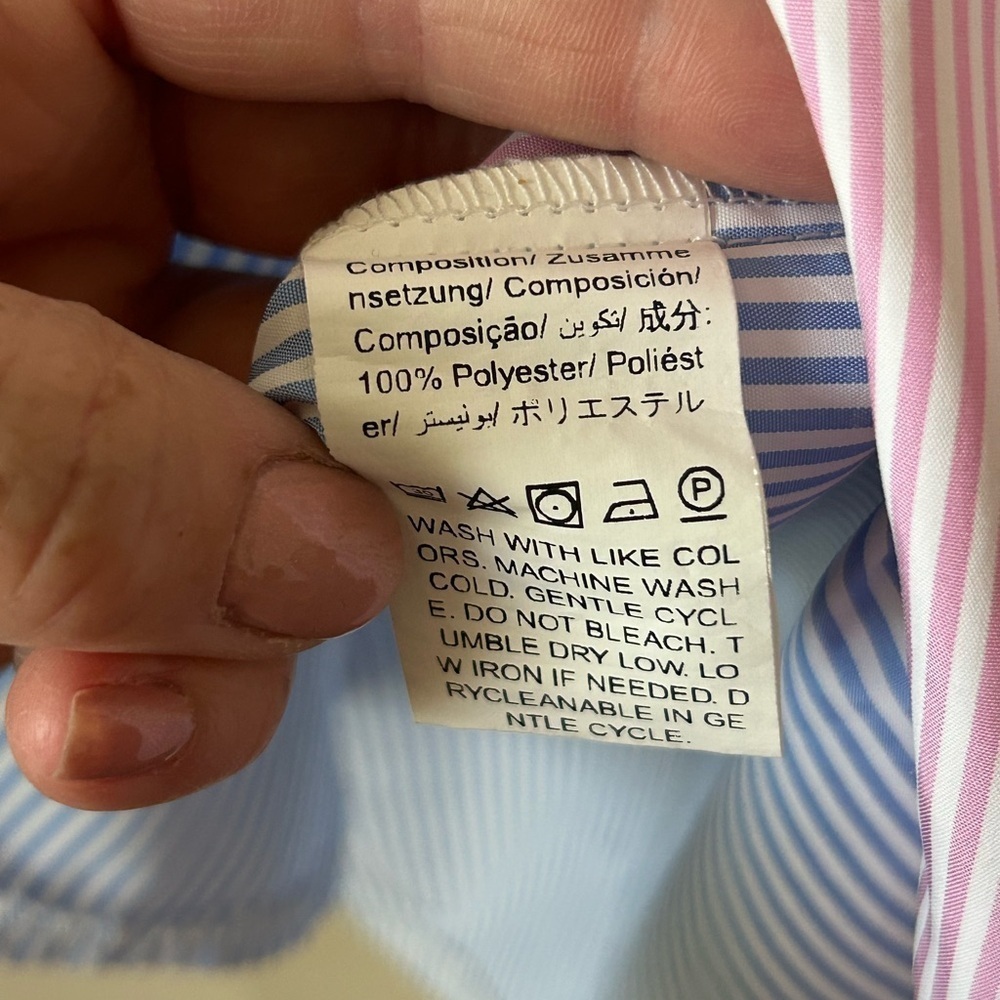 Colorful Striped Women's Blouse Sz xxl ( 14 ) - Picture 4 of 4